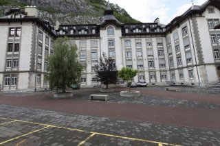 L'internat du Lycée-Collège de l'Abbaye de Saint-Maurice sera transformé pour accueillir de nouvelles salles de classe. KEYSTONE/SALVATORE DI NOLFI